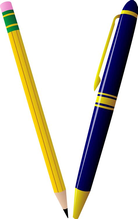 Pen and pencil clipart 3 – Clipartix
