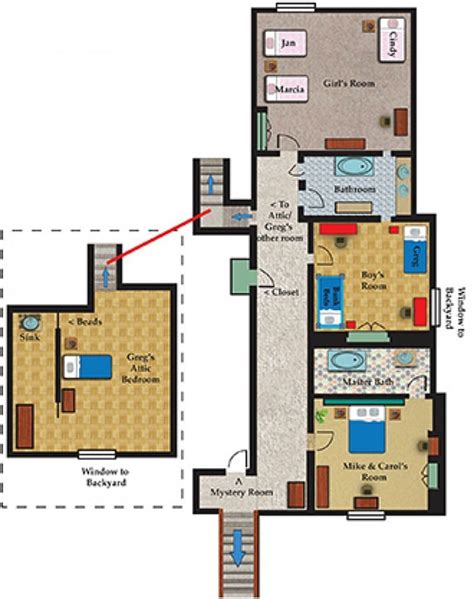 Hgtv Brady Bunch House Floor Plan - floorplans.click