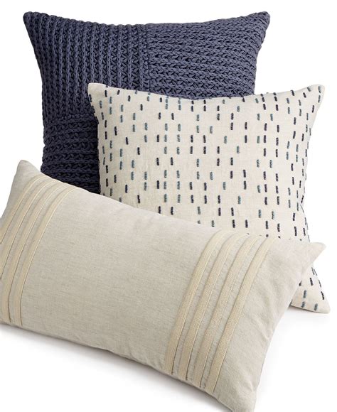 Hotel Collection Linen Stripe Decorative Pillow Collection at Macy's - $70+ per pillow??? I can ...