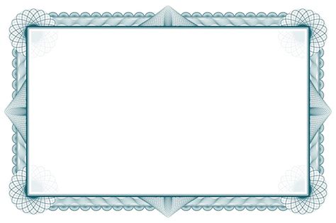 Free Blank Certificate Border Templates - Infoupdate.org