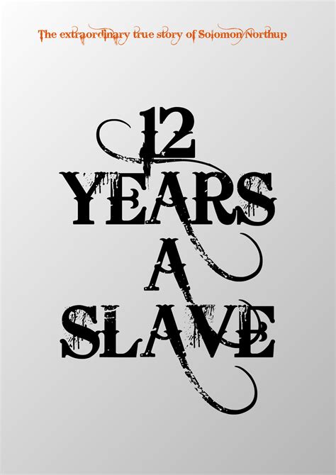 12 Years A Slave Poster