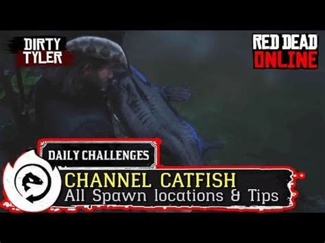 Daily Challenges: Channel Catfish Spawn Locations : r/reddeadredemption