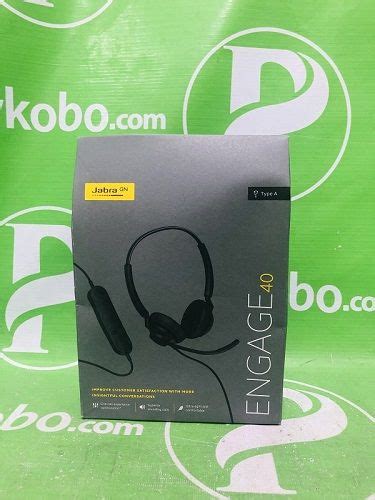 Buy Jabra Engage 40 USB-A UC Wired Dual Ear (Stereo) Headset Online In Nigeria | Paykobo.com