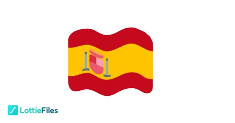 Spain Flag Emoji on LottieFiles. Free Lottie Animation