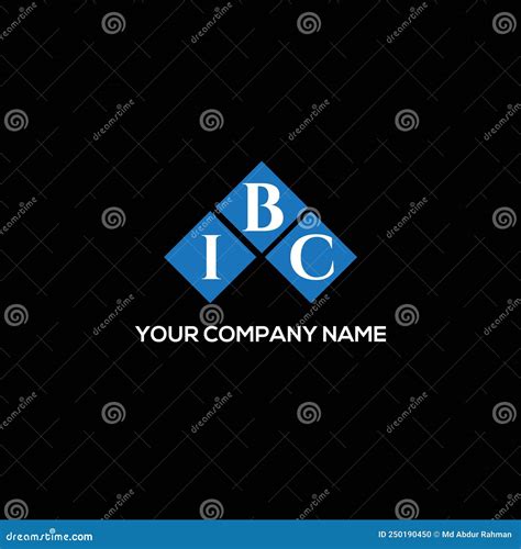 IBC Letter Logo Design On BLACK Background. IBC Creative Initials Letter Logo Concept. IBC ...