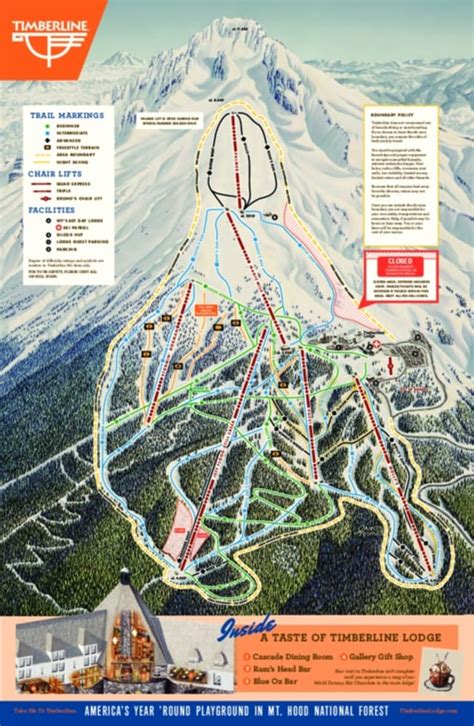 Timberline Lodge Trail Map