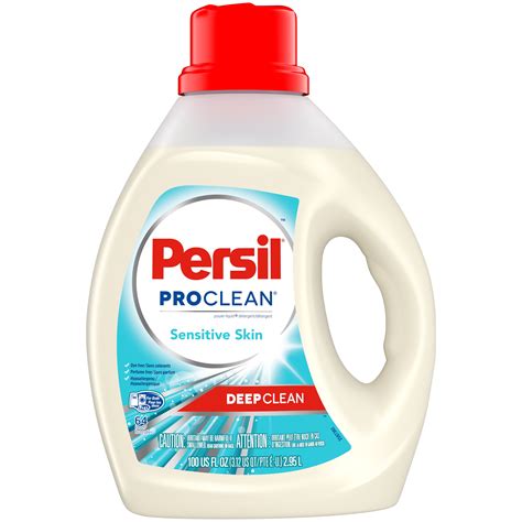 Persil ProClean Liquid Laundry Detergent, Sensitive Skin, 100 Fluid Ounces, 64 Loads - Walmart ...