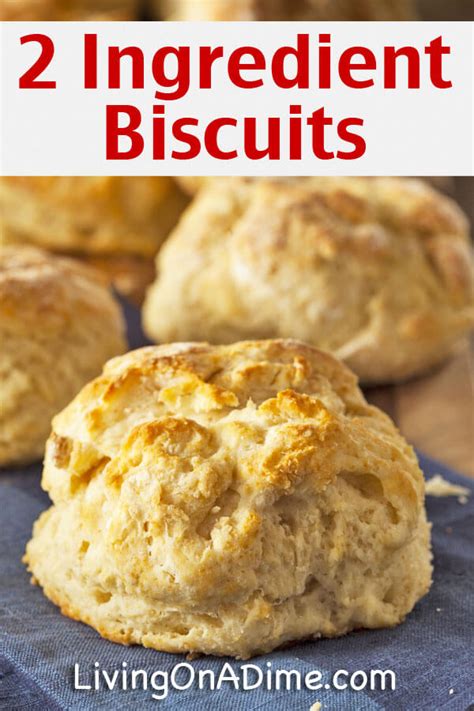 Easy 2 Ingredient Homemade Biscuits Recipe