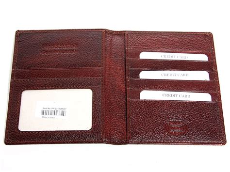 Men's RFID Blocking Leather World Traveler Passport Holder Wallet in ...