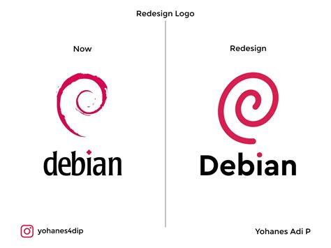 Redesign Debian Logo. by Yohanes Adi Prayogo on Dribbble