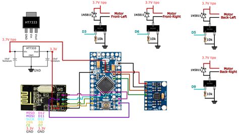 Arduino Uno Drone Schematic