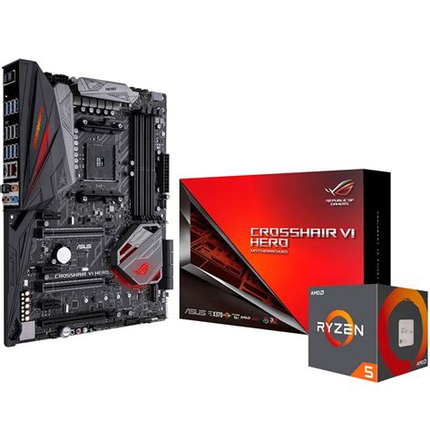 AMD Ryzen™ 5 2600 Processor & ASUS ROG CROSSHAIR VI HERO Motherboard Package - Best Buy