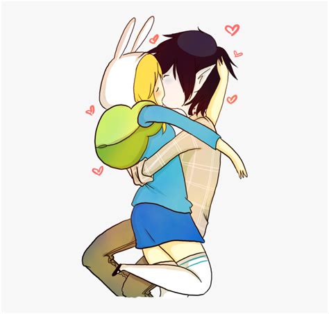 Kiss Fionna X Marshall Lee, HD Png Download - kindpng