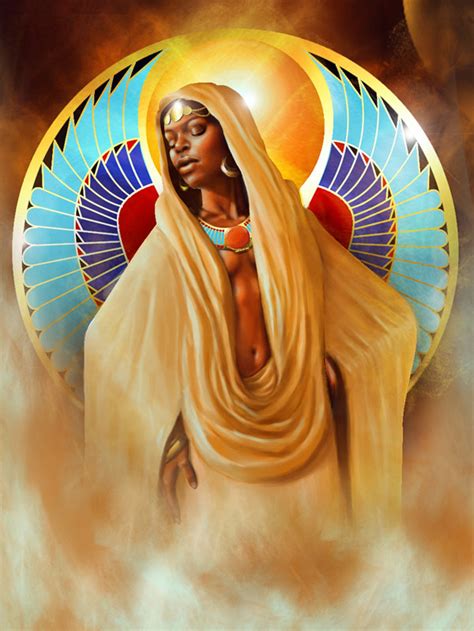 Egyptian Goddess Kemetic Wall Art Black Girl Magic African | Etsy