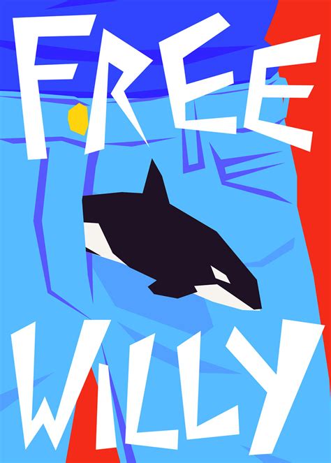 Free Willy Movie Poster