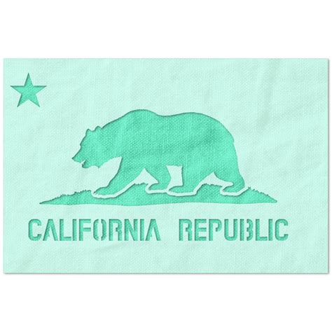 Regional Stencils | Offering State Flags, Shapes, and Regional Icons – Tagged "California Flag ...