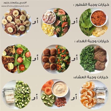 حياة صحية on Instagram: “خيارات صحية أخرى لوجبات ( الفطور ، الغداء ، العشاء ) ‏#diet #healthy# ...