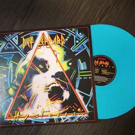 Def Leppard Hysteria 30th Anniversary Album 2018 (2LP Transparent Blue Vinyl)