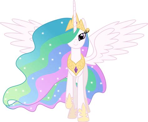 Princess Celestia is honored to see you today! She believes in you with ...