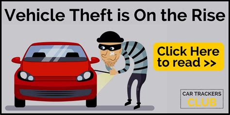 Vehicle Theft Rising in U.S.A [Infographic] - Car Trackers Club