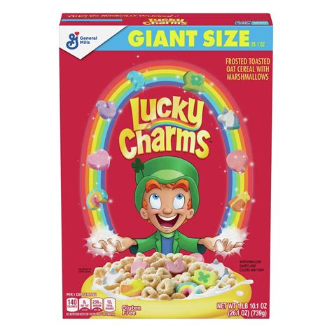 General Mills Lucky Charms Cereal Giant Size - Shop Cereal at H-E-B