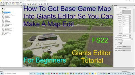 Giants Editor Tutorial FS22 | Step 1 Of Making A Map Edit Of Elm Creek Map | For Beginners - YouTube