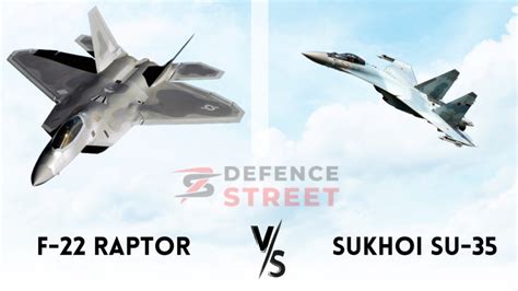 F-22 Raptor Vs. Sukhoi SU-35 Comparison, BVR & Dogfight - Defence Street