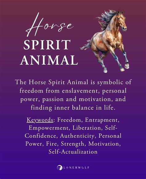 Horse Spirit Animal Meaning & Symbolism (+ Worksheet) | Horse spirit ...