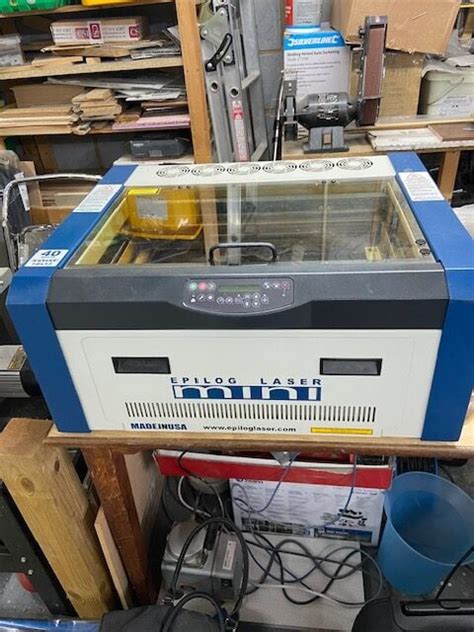 Epilog Mini Laser Engraver, 2018 - Air Compressor and Extract Fan ...