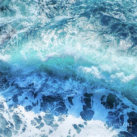 Sea Foam Digital Art by Zedi - Fine Art America