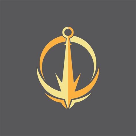 Premium Vector | Anchor icon logo template vector illustration