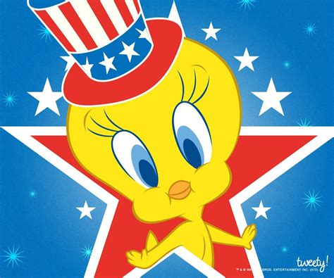 Patriotic Tweety Bird | Tweety, Tweety bird quotes, Bird