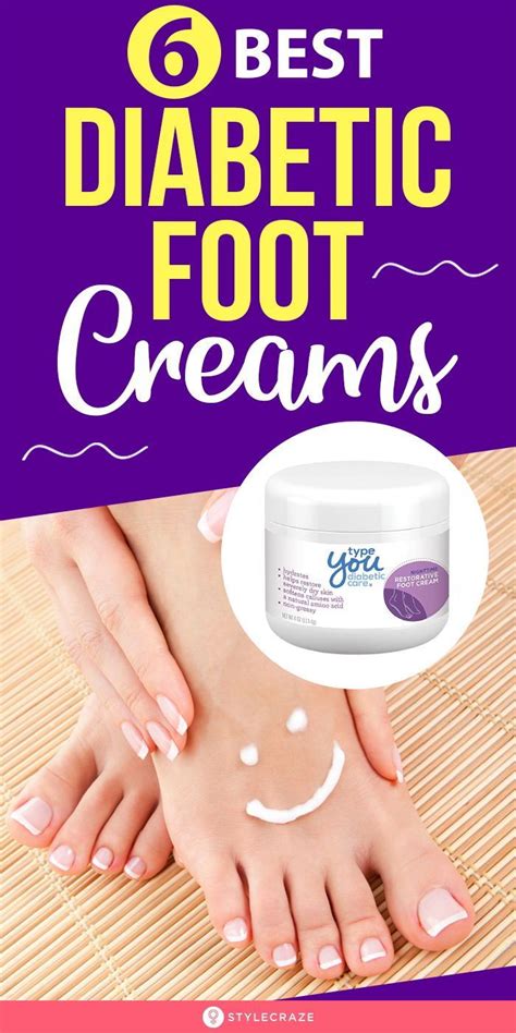 6 Best Diabetic Foot Creams – 2021 | Best foot cream, Foot cream ...