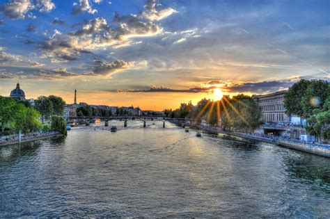 Paris Seine River Sunset - Free photo on Pixabay