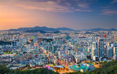 Wallpaper panorama, South Korea, Seoul, Seoul, The Republic Of Korea images for desktop, section ...