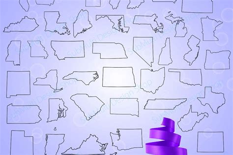 Us State Map Vector at GetDrawings | Free download