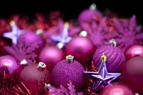 Photo of Purple Christmas decorations | Free christmas images