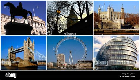 Collage of landmarks of london hi-res stock photography and images - Alamy