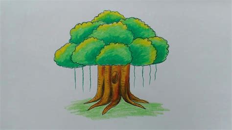 Aggregate more than 166 banyan tree drawing for kids latest - nanoginkgobiloba.vn