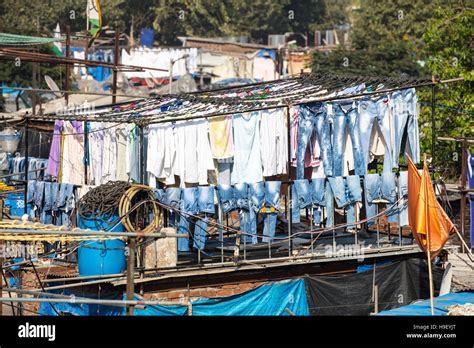 Dhobi Ghat in Mumbai Stock Photo - Alamy