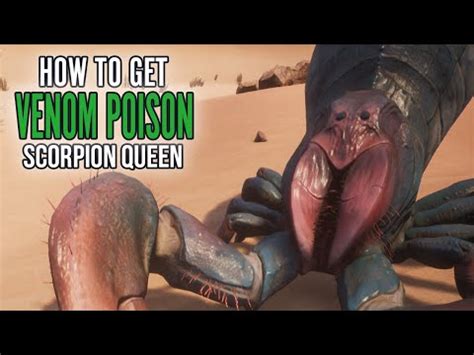 How to get Scorpion Queen Venom Glands/Poison | Conan Exiles | Game Action