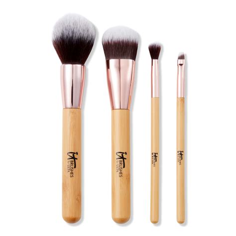 4-Piece Bamboo Makeup Brush Set - IT Brushes For ULTA | Ulta Beauty