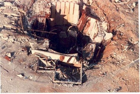 Titan II Missile Silo Complex 374-7 After the Explosion on 9-19-80 (Note- Missing Silo Door ...