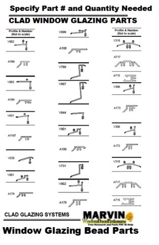 Marvin Integrity Infinity Window & Door Glazing Bead System Parts | All ...