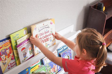 DIY Wall Mounted Kid's Bookshelves - Our Handcrafted Life