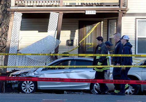 Car slams into Roslindale porch, Boston Police investigating serious ...