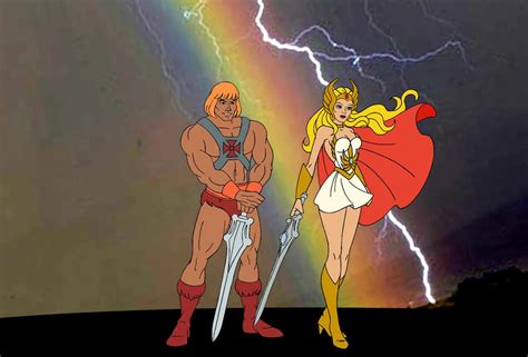 He-man e She-ra by FaGian on DeviantArt