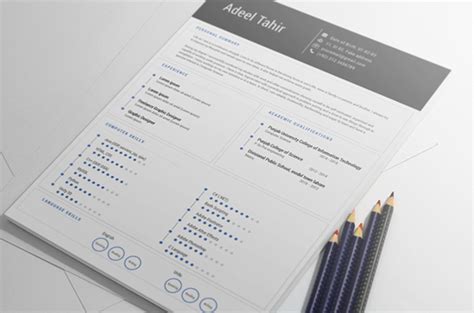 Minimalist Resume and cover letter design on Behance