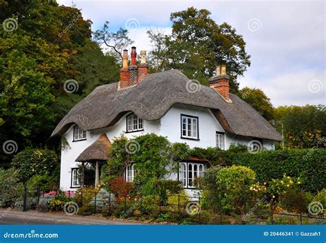 Thatched Cottage stock image. Image of charming, quaint - 20446341