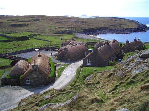 Gearrannan Blackhouse Village - see also: http://www.undiscoveredscotland.co.uk/lewis/gearrannan ...